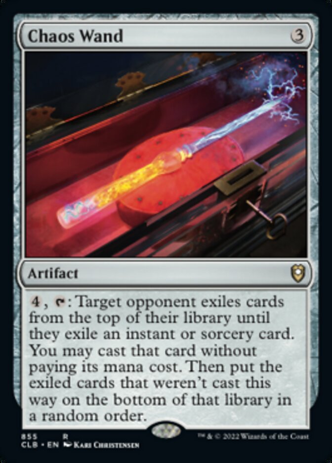 Chaos Wand [Commander Legends: Battle for Baldur's Gate] - Magic: The Gathering - Card Brawlers | Quebec | Canada |