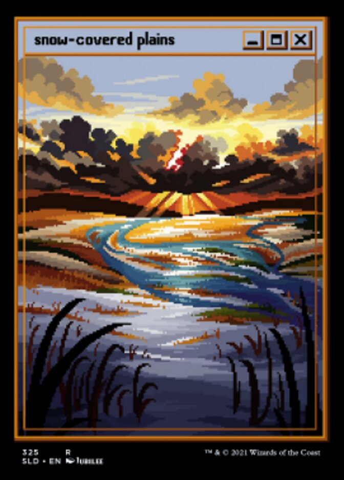 Snow-Covered Plains (Foil Etched) [Secret Lair Drop Series] - Magic: The Gathering - Card Brawlers | Quebec | Canada |