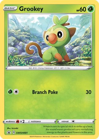 Grookey (SWSH001) [Sword & Shield: Black Star Promos] - Pokémon - Card Brawlers | Quebec | Canada |