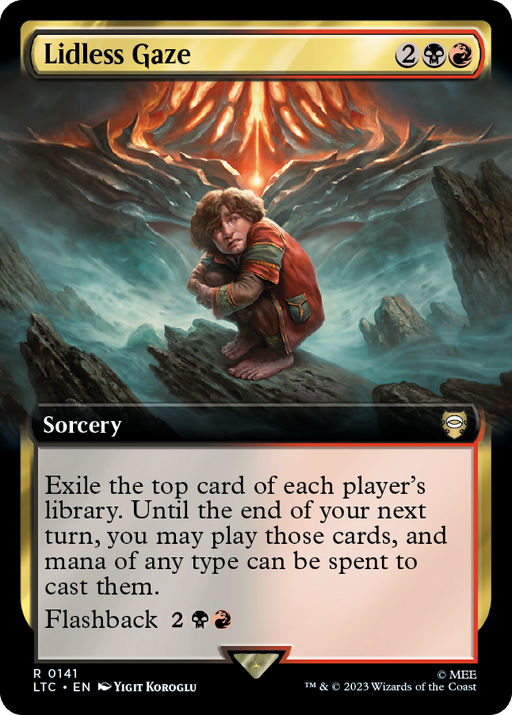 Lidless Gaze (Extended Art) [The Lord of the Rings: Tales of Middle-Earth Commander] - Magic: The Gathering - Card Brawlers | Quebec | Canada |