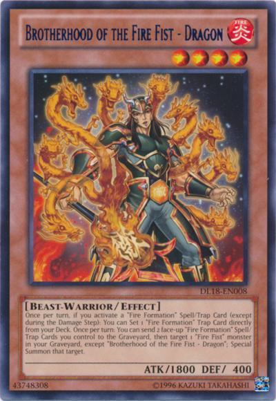 Brotherhood of the Fire Fist - Dragon (Purple) [DL18-EN008] Rare - Yu-Gi-Oh! - Card Brawlers | Quebec | Canada |