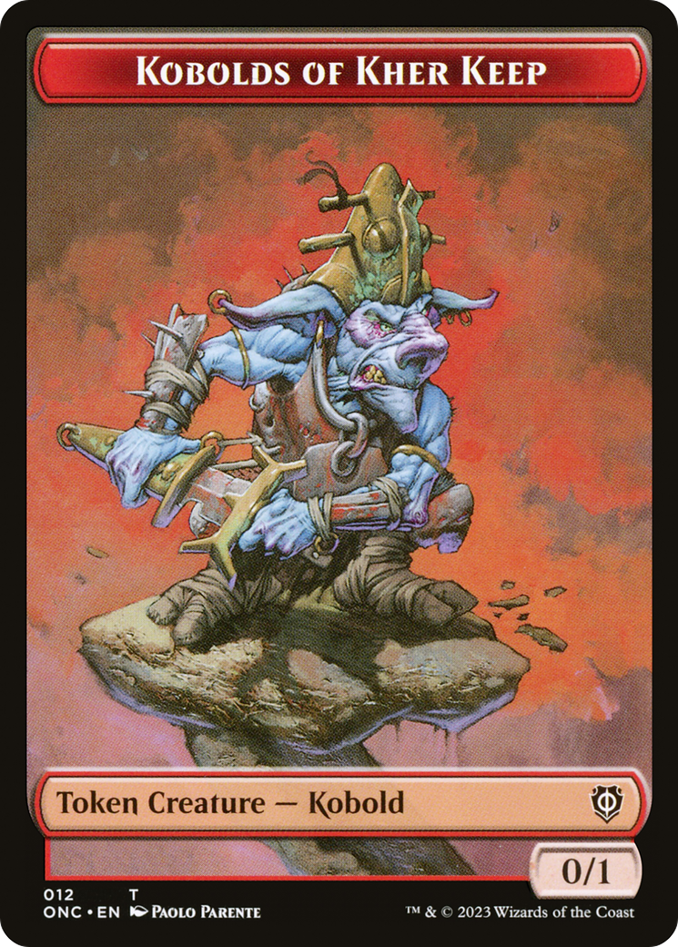 Kobolds of Kher Keep // Dragon Double-Sided Token [Phyrexia: All Will Be One Commander Tokens] - Magic: The Gathering - Card Brawlers | Quebec | Canada |