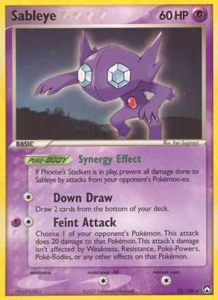 Sableye (22/108) (Stamped) [EX: Power Keepers] - Pokémon - Card Brawlers | Quebec | Canada |