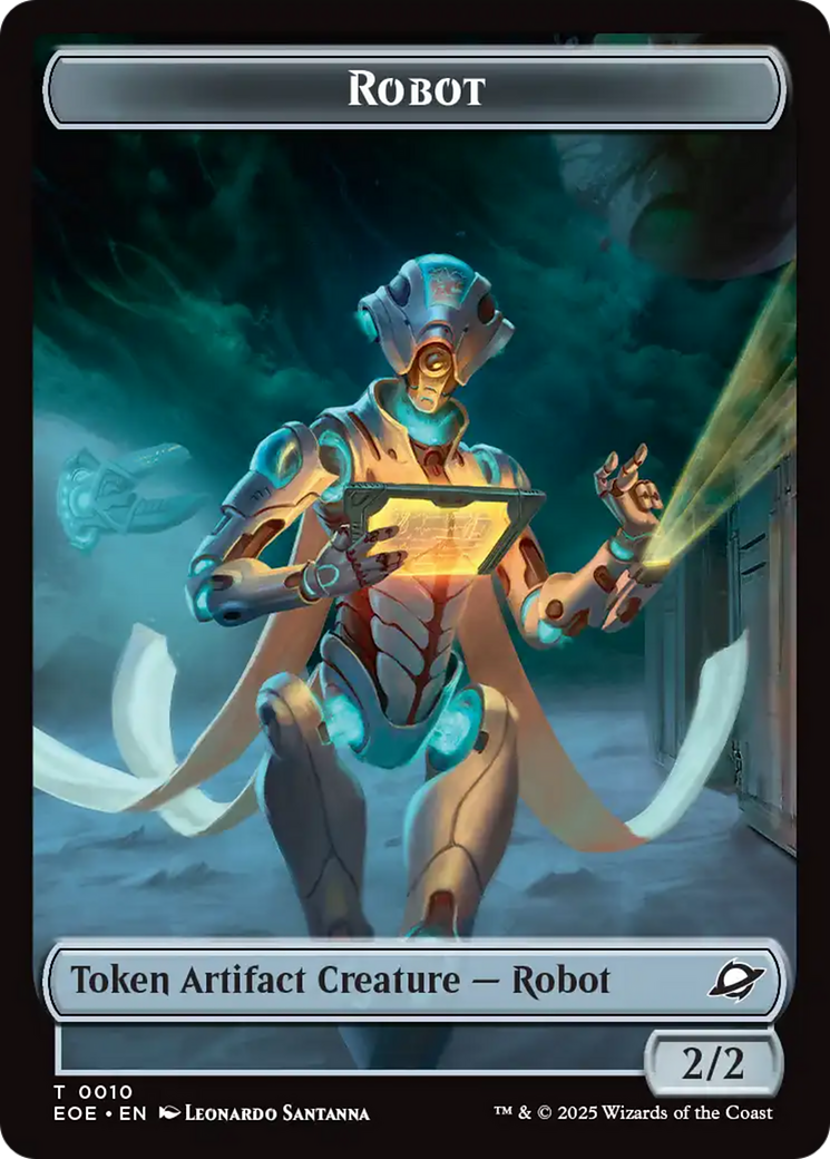 Robot // Drone Double-Sided Token [Edge of Eternities Tokens] - Magic: The Gathering - Card Brawlers | Quebec | Canada |