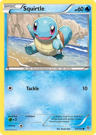 Squirtle (24/135) [Black & White: Plasma Storm] - Pokémon - Card Brawlers | Quebec | Canada |