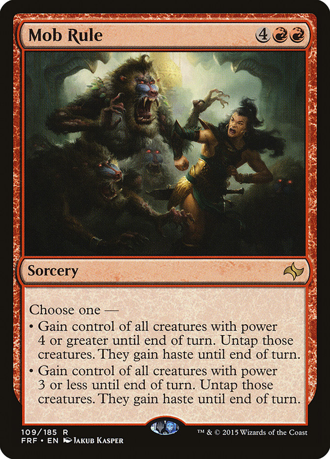 Mob Rule [Fate Reforged] - Magic: The Gathering - Card Brawlers | Quebec | Canada |