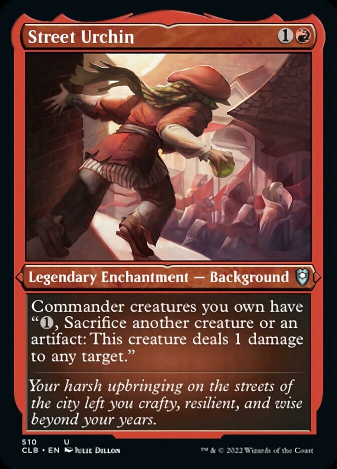 Street Urchin (Foil Etched) [Commander Legends: Battle for Baldur's Gate] - Magic: The Gathering - Card Brawlers | Quebec | Canada |