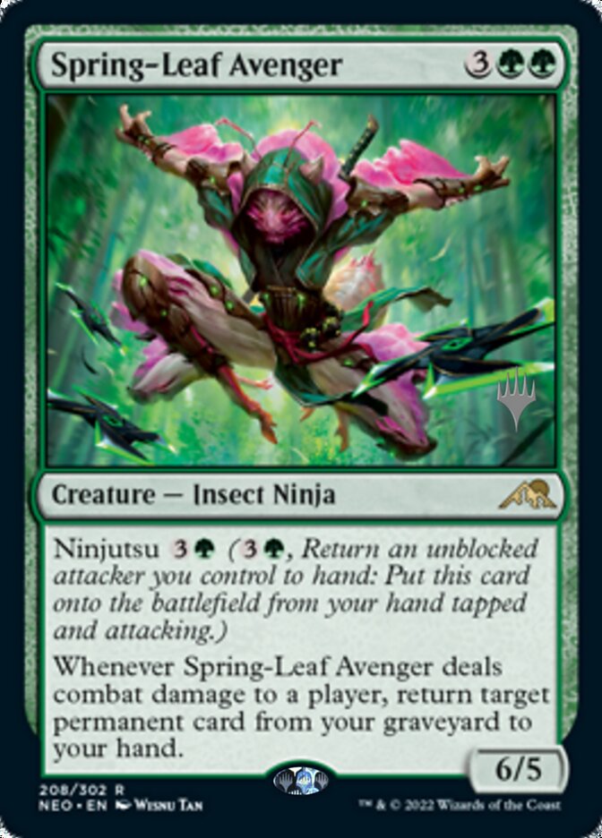 Spring-Leaf Avenger (Promo Pack) [Kamigawa: Neon Dynasty Promos] - Magic: The Gathering - Card Brawlers | Quebec | Canada |