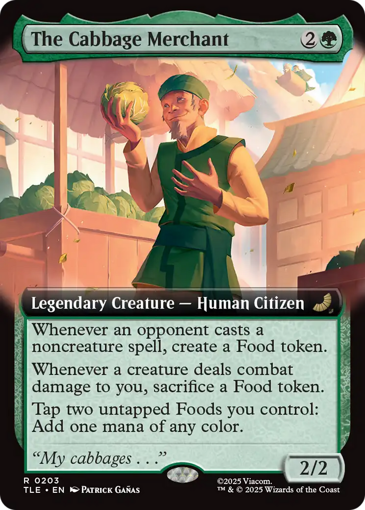 The Cabbage Merchant (Extended Art) [Avatar: The Last Airbender: Eternal-Legal] - Magic: The Gathering - Card Brawlers | Quebec | Canada |