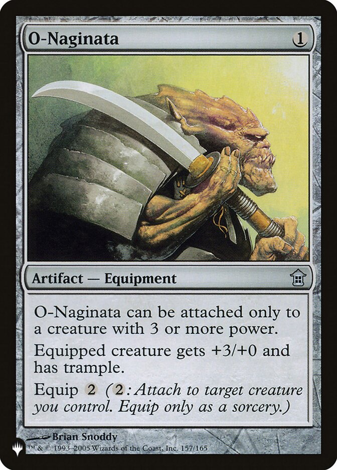 O-Naginata [The List] - Magic: The Gathering - Card Brawlers | Quebec | Canada |