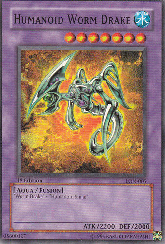 Humanoid Worm Drake [LON-005] Common - Yu-Gi-Oh! - Card Brawlers | Quebec | Canada |