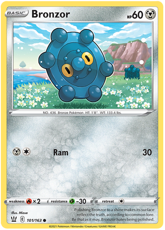 Bronzor (101/163) [Sword & Shield: Battle Styles] - Pokémon - Card Brawlers | Quebec | Canada |