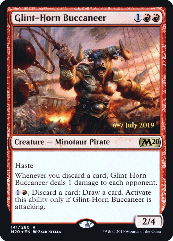 Glint-Horn Buccaneer [Core Set 2020 Prerelease Promos] - Magic: The Gathering - Card Brawlers | Quebec | Canada |