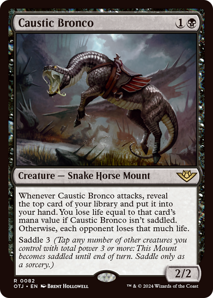 Caustic Bronco [Outlaws of Thunder Junction] - Magic: The Gathering - Card Brawlers | Quebec | Canada |