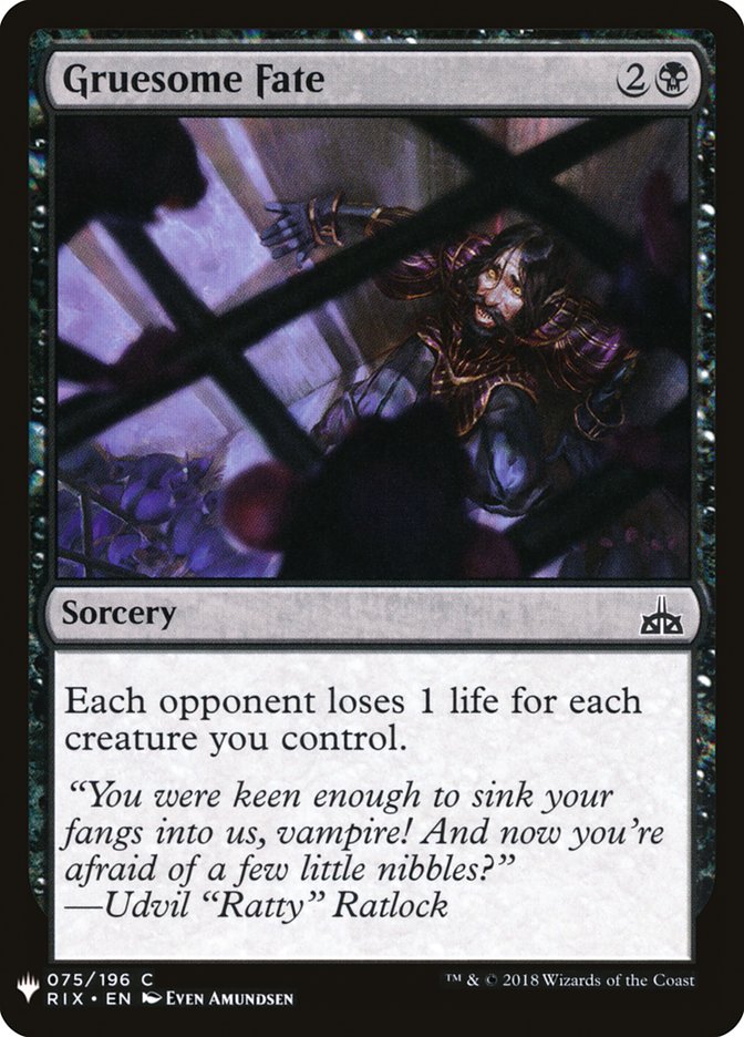 Gruesome Fate [Mystery Booster] - Magic: The Gathering - Card Brawlers | Quebec | Canada |