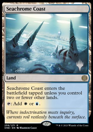 Seachrome Coast (Promo Pack) [Phyrexia: All Will Be One Promos] - Magic: The Gathering - Card Brawlers | Quebec | Canada |