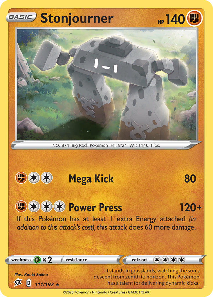 Stonjourner (111/192) [Sword & Shield: Rebel Clash] - Pokémon - Card Brawlers | Quebec | Canada |
