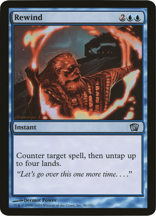 Rewind (Oversized) [Eighth Edition Box Topper] - Magic: The Gathering - Card Brawlers | Quebec | Canada |