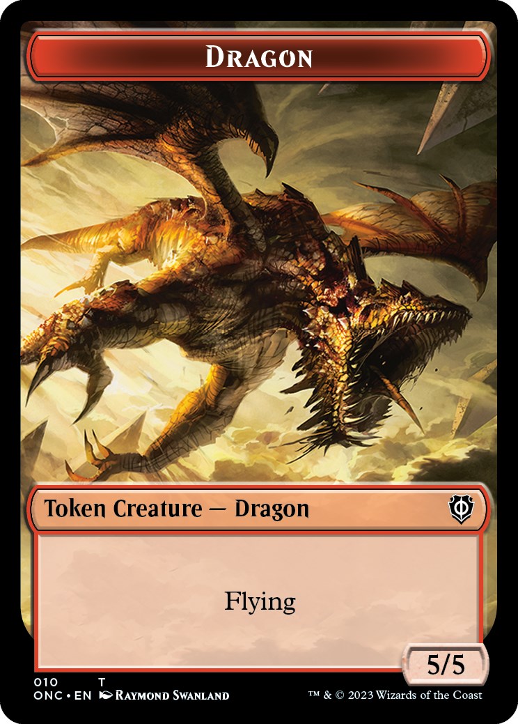 Kobolds of Kher Keep // Dragon Double-Sided Token [Phyrexia: All Will Be One Commander Tokens] - Magic: The Gathering - Card Brawlers | Quebec | Canada |