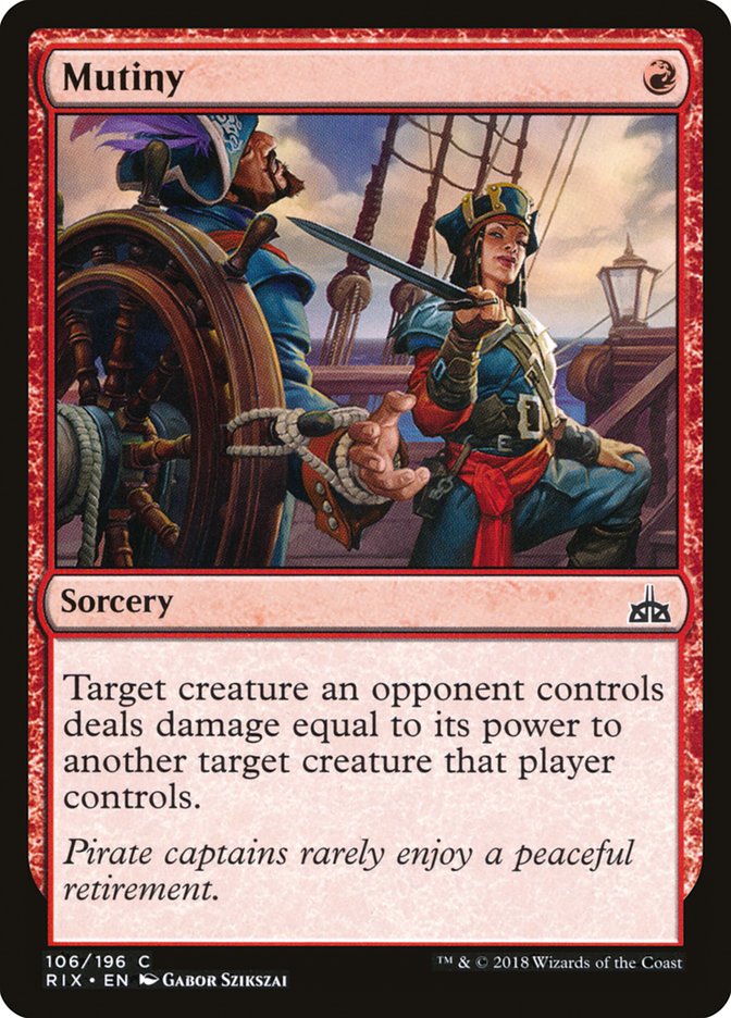 Mutiny [Rivals of Ixalan] - Magic: The Gathering - Card Brawlers | Quebec | Canada |