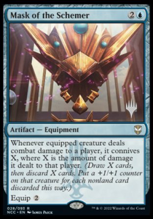 Mask of the Schemer (Promo Pack) [Streets of New Capenna Commander Promos] - Magic: The Gathering - Card Brawlers | Quebec | Canada |