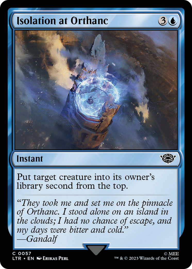 Isolation at Orthanc [The Lord of the Rings: Tales of Middle-Earth] - Magic: The Gathering - Card Brawlers | Quebec | Canada |