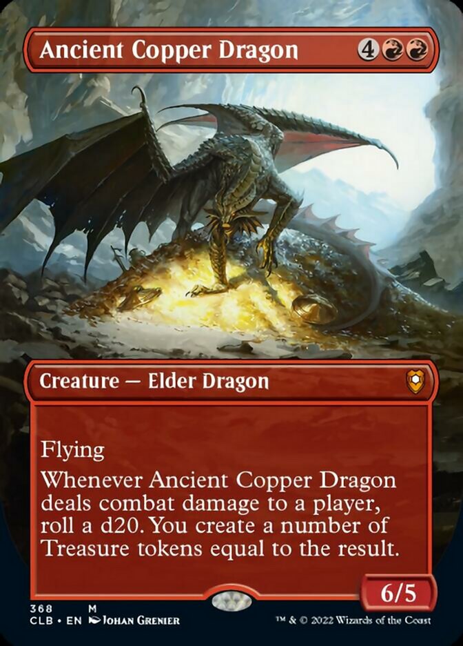 Ancient Copper Dragon (Borderless Alternate Art) [Commander Legends: Battle for Baldur's Gate] - Magic: The Gathering - Card Brawlers | Quebec | Canada |