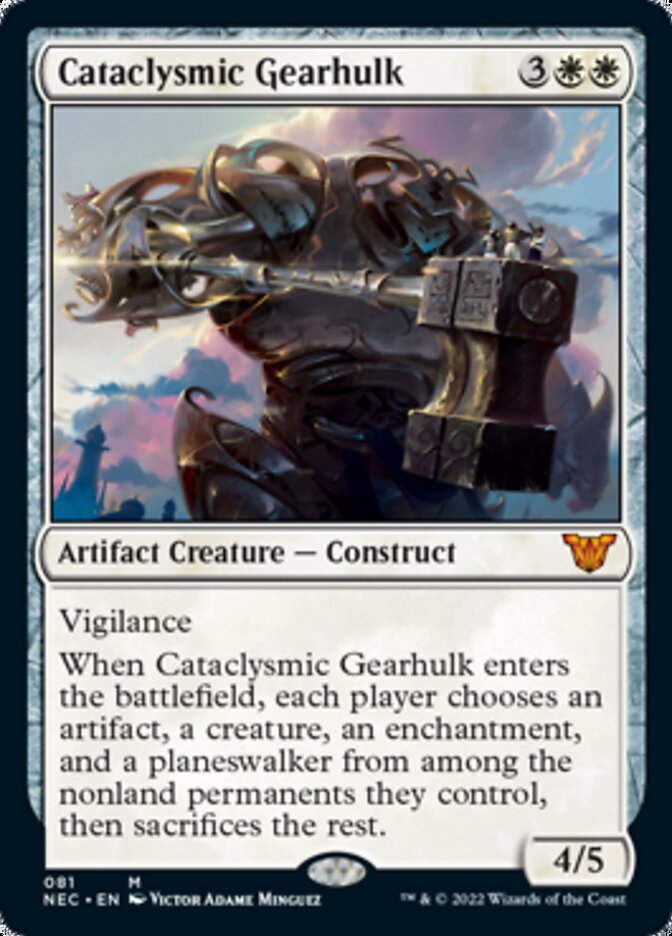 Cataclysmic Gearhulk [Kamigawa: Neon Dynasty Commander] - Magic: The Gathering - Card Brawlers | Quebec | Canada |