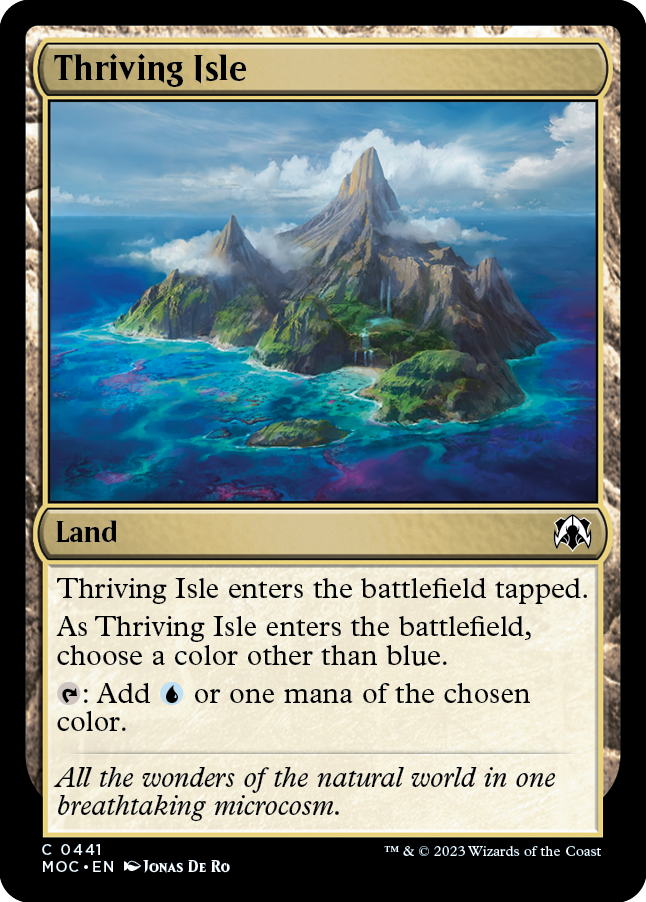 Thriving Isle [March of the Machine Commander] - Magic: The Gathering - Card Brawlers | Quebec | Canada |