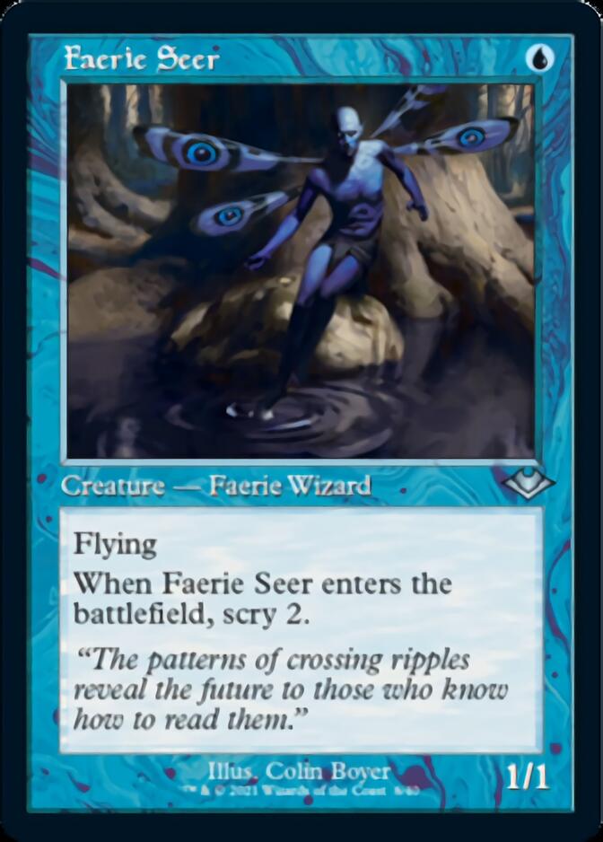 Faerie Seer (Retro Foil Etched) [Modern Horizons] - Magic: The Gathering - Card Brawlers | Quebec | Canada |