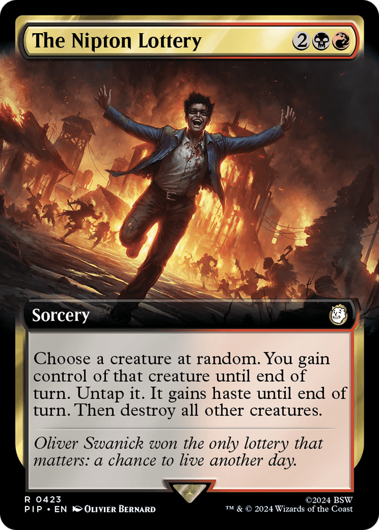 The Nipton Lottery (Extended Art) [Fallout] - Magic: The Gathering - Card Brawlers | Quebec | Canada |