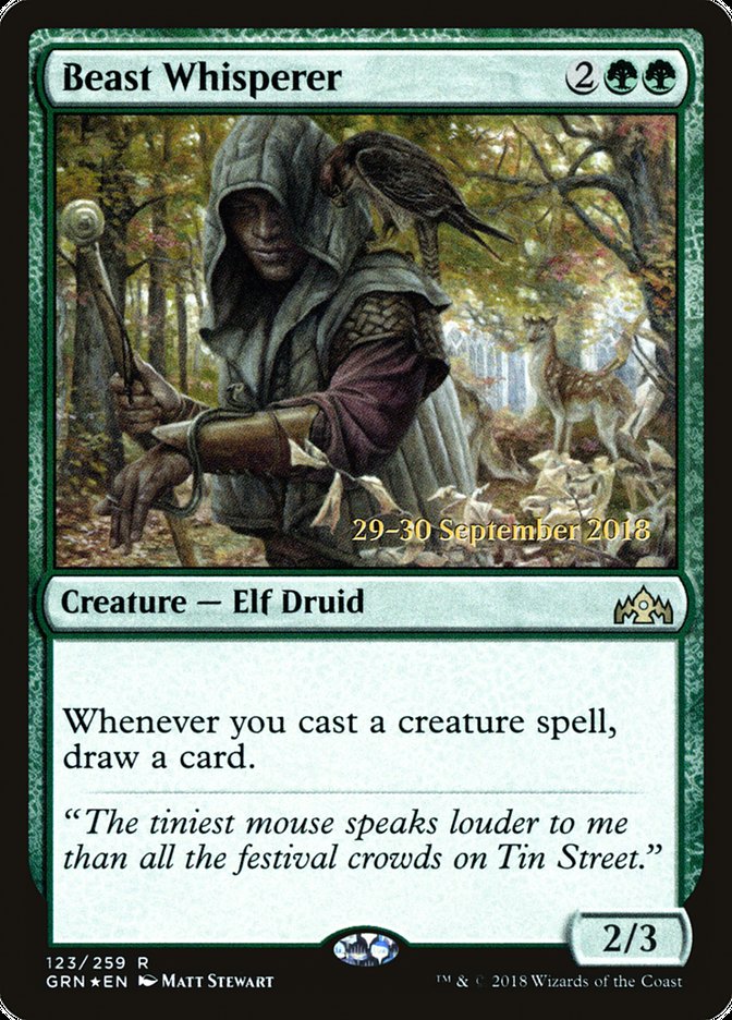 Beast Whisperer [Guilds of Ravnica Prerelease Promos] - Magic: The Gathering - Card Brawlers | Quebec | Canada |