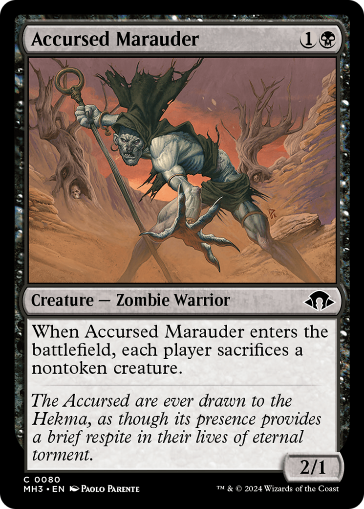 Accursed Marauder [Modern Horizons 3] - Magic: The Gathering - Card Brawlers | Quebec | Canada |