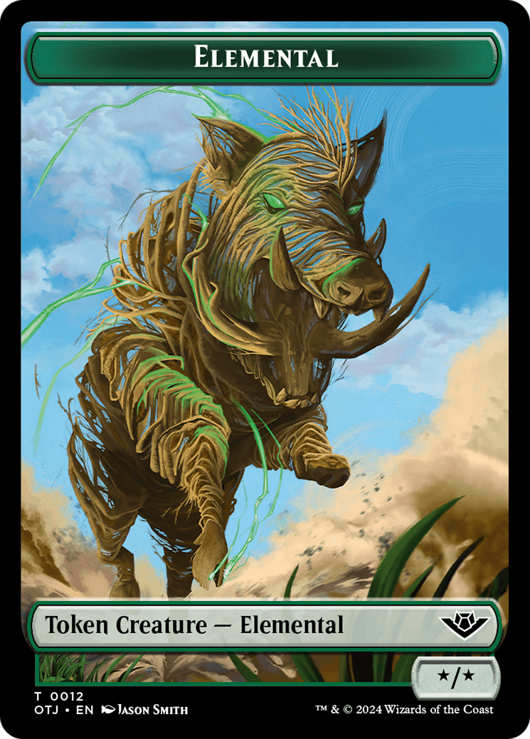 Elemental Token [Outlaws of Thunder Junction Tokens] - Magic: The Gathering - Card Brawlers | Quebec | Canada |