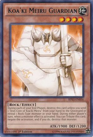 Koa'ki Meiru Guardian [BP03-EN056] Rare - Yu-Gi-Oh! - Card Brawlers | Quebec | Canada |