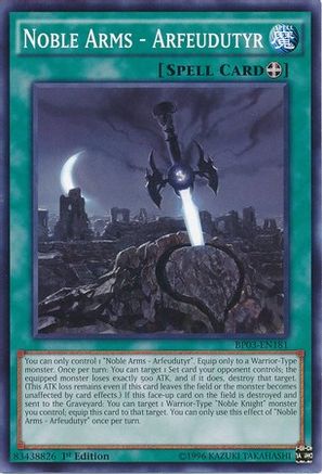 Noble Arms - Arfeudutyr [BP03-EN181] Common - Yu-Gi-Oh! - Card Brawlers | Quebec | Canada |
