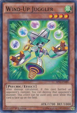 Wind-Up Juggler [BP03-EN086] Shatterfoil Rare - Yu-Gi-Oh! - Card Brawlers | Quebec | Canada |