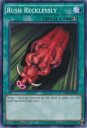 Rush Recklessly [BP03-EN134] Common - Yu-Gi-Oh! - Card Brawlers | Quebec | Canada |