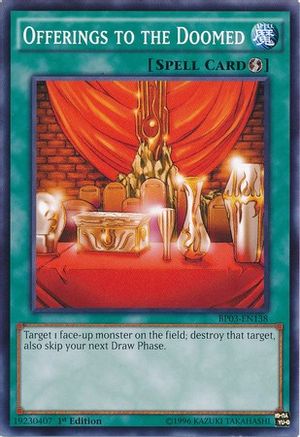 Offerings to the Doomed [BP03-EN138] Common - Yu-Gi-Oh! - Card Brawlers | Quebec | Canada |