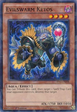 Evilswarm Ketos [BP03-EN098] Shatterfoil Rare - Yu-Gi-Oh! - Card Brawlers | Quebec | Canada |