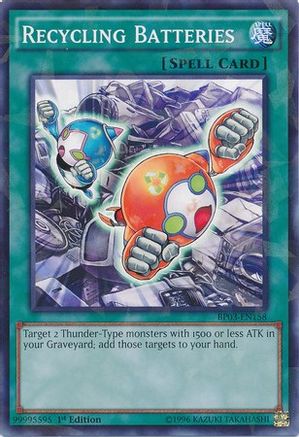 Recycling Batteries [BP03-EN158] Shatterfoil Rare - Yu-Gi-Oh! - Card Brawlers | Quebec | Canada |