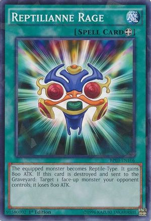 Reptilianne Rage [BP03-EN166] Shatterfoil Rare - Yu-Gi-Oh! - Card Brawlers | Quebec | Canada |
