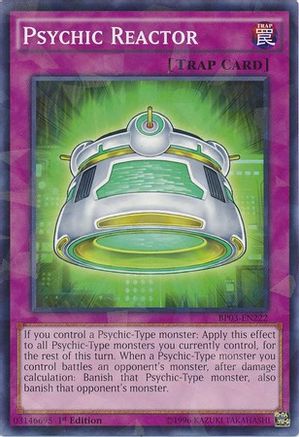 Psychic Reactor [BP03-EN222] Shatterfoil Rare - Yu-Gi-Oh! - Card Brawlers | Quebec | Canada |