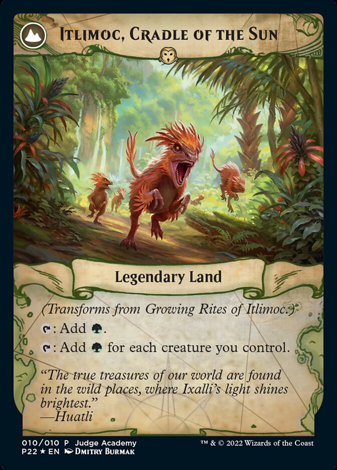 Growing Rites of Itlimoc // Itlimoc, Cradle of the Sun [Judge Gift Cards 2022] - Magic: The Gathering - Card Brawlers | Quebec | Canada |