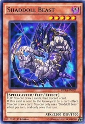 Shaddoll Beast [DUEA-EN027] Rare - Yu-Gi-Oh! - Card Brawlers | Quebec | Canada |