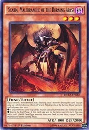 Scarm, Malebranche of the Burning Abyss [DUEA-EN082] Rare - Yu-Gi-Oh! - Card Brawlers | Quebec | Canada |