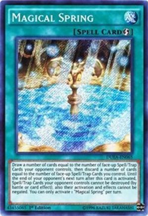 Magical Spring [DUEA-EN065] Secret Rare - Yu-Gi-Oh! - Card Brawlers | Quebec | Canada |