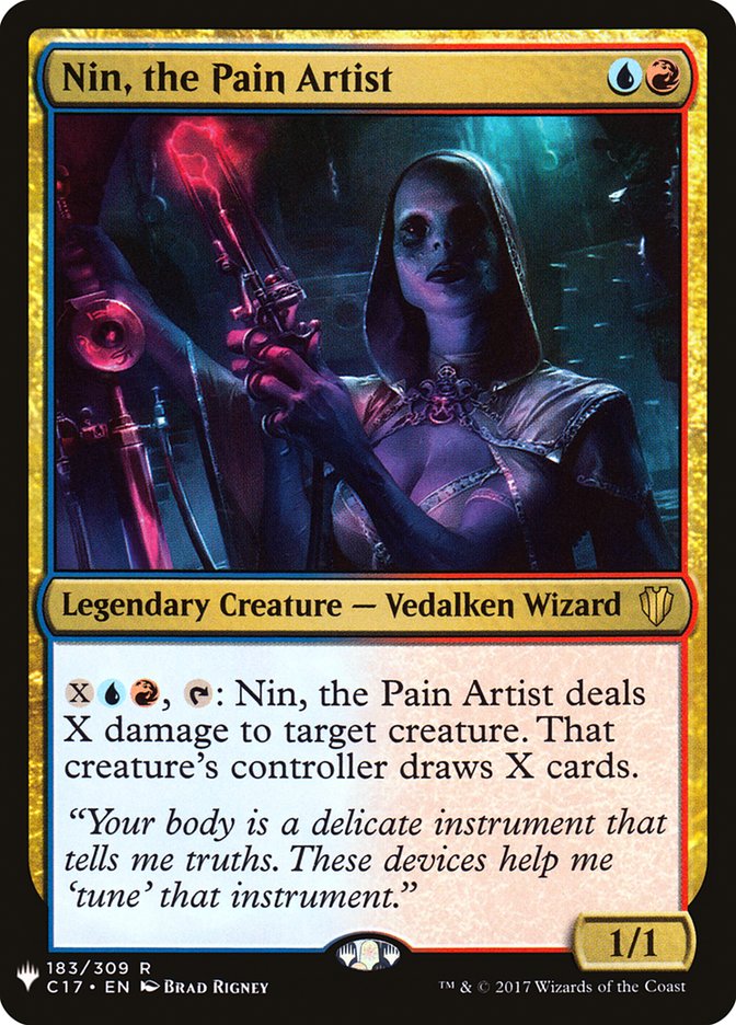 Nin, the Pain Artist [The List] - Magic: The Gathering - Card Brawlers | Quebec | Canada |
