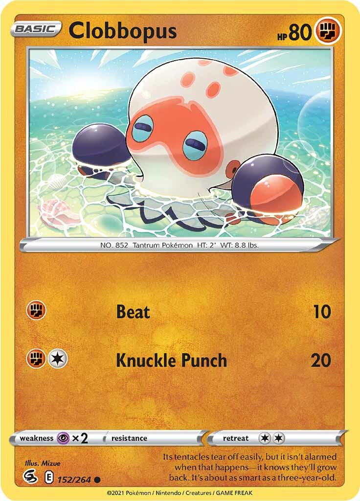 Clobbopus (152/264) [Sword & Shield: Fusion Strike] - Pokémon - Card Brawlers | Quebec | Canada |