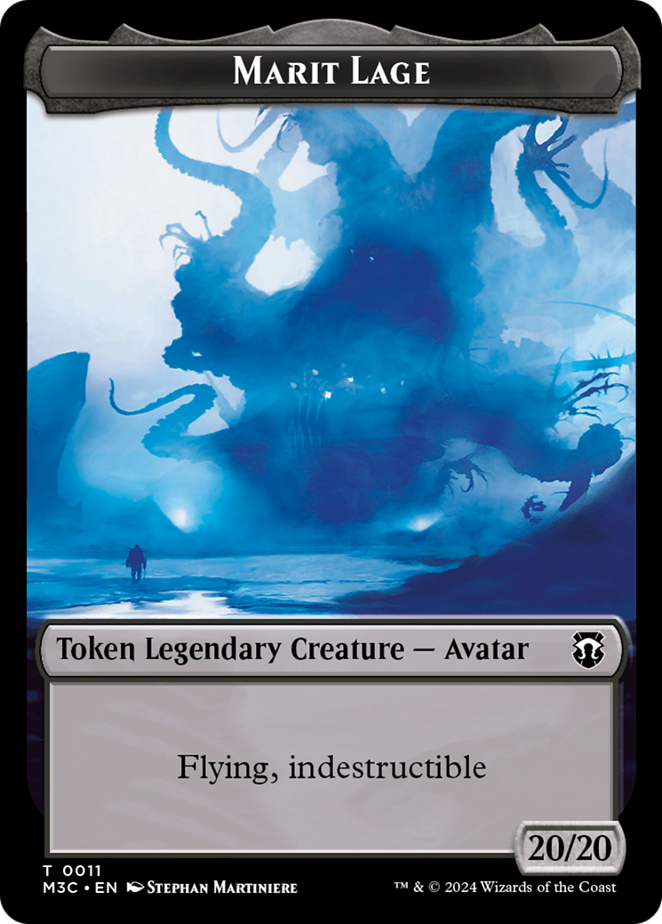 Marit Lage // Sand Warrior Double-Sided Token [Modern Horizons 3 Commander Tokens] - Magic: The Gathering - Card Brawlers | Quebec | Canada |
